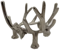 Glasschüssel mit Metallständer - Bild 2