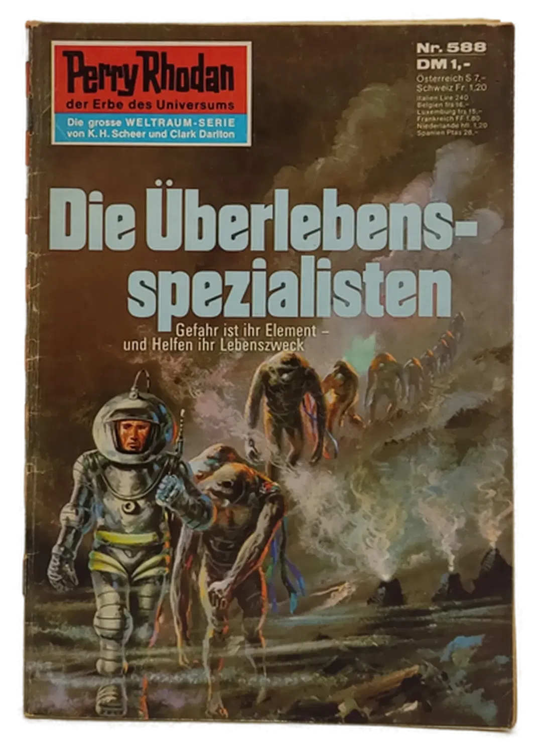 Romanheft Perry Rhodan Die Überlebensspezialisten Erstauflage Nr.588 - Bild 2