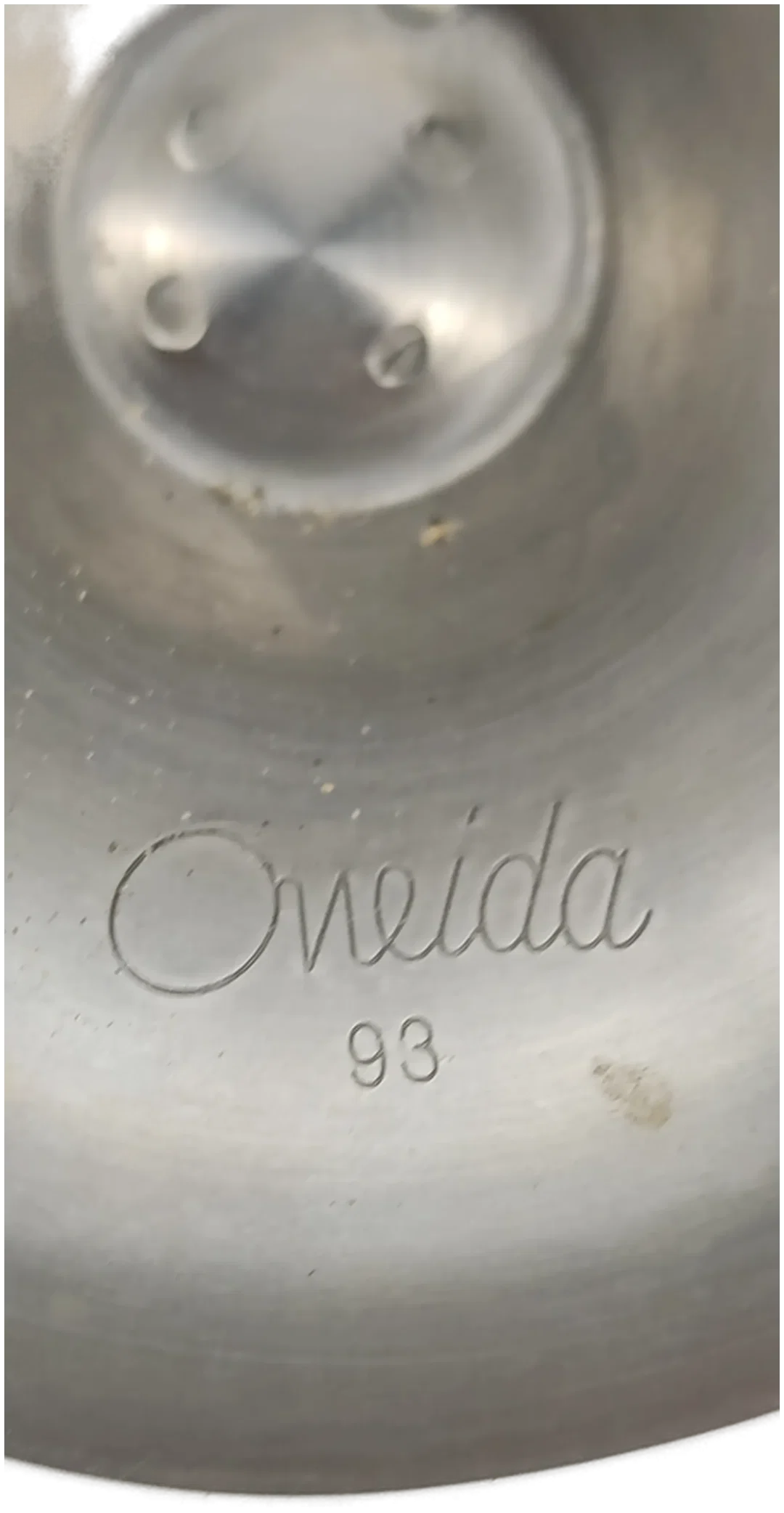 4er-Set Oneida Eisbecher Modell 93 (versilbert) – Bild 5