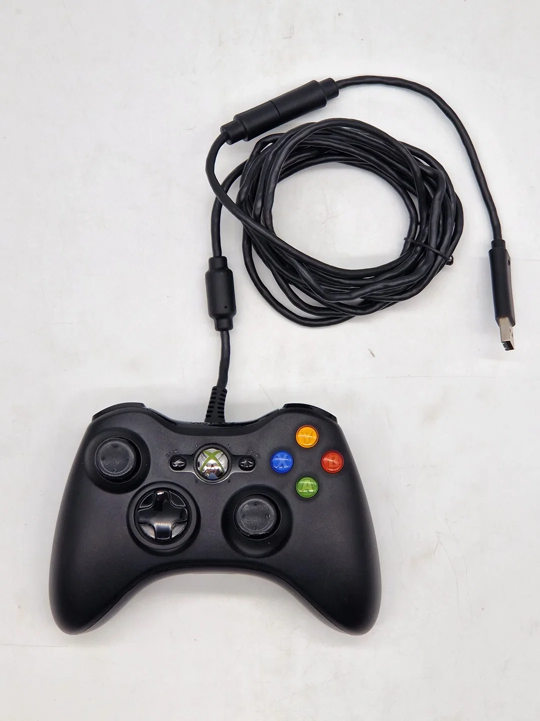 Original Microsoft Xbox 360 Controller - Kabelgebunden - schwarz - Bild 4