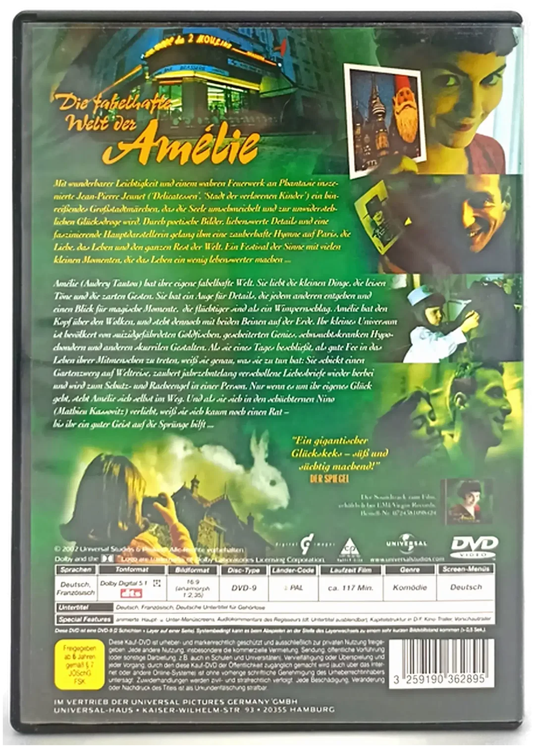 DVD "Die fabelhafte Welt der Amélie" – Bild 2