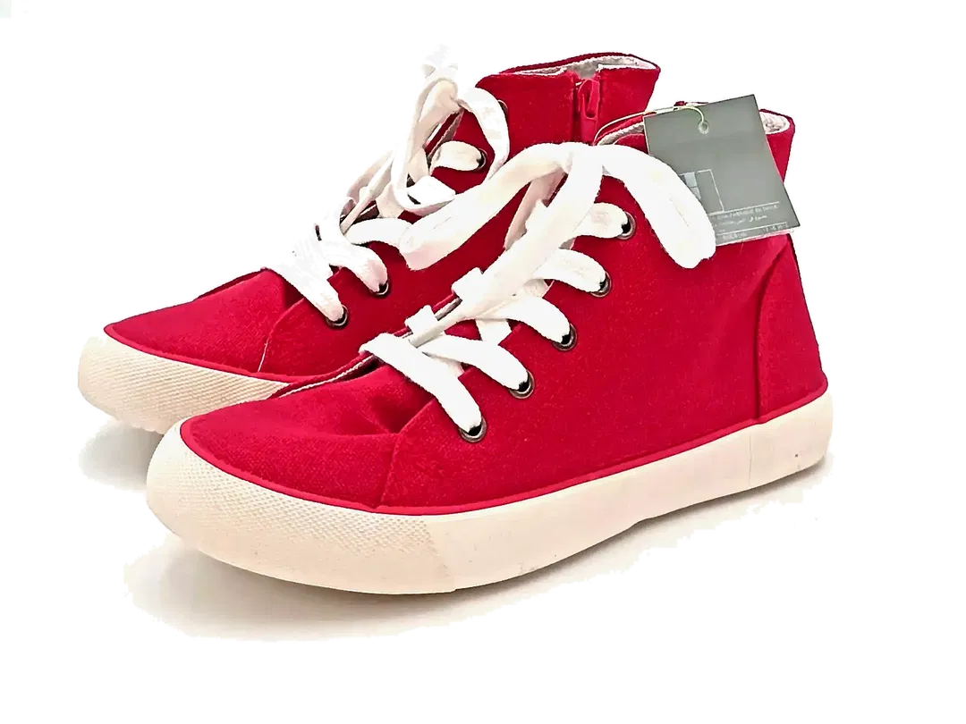 United Colors of Benetton Damen Sneakers rot Gr. 33 - Bild 1