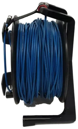 Schill Kabeltrommel/Gerätetrommel mit blauem XLR-Kabel - Bild 4