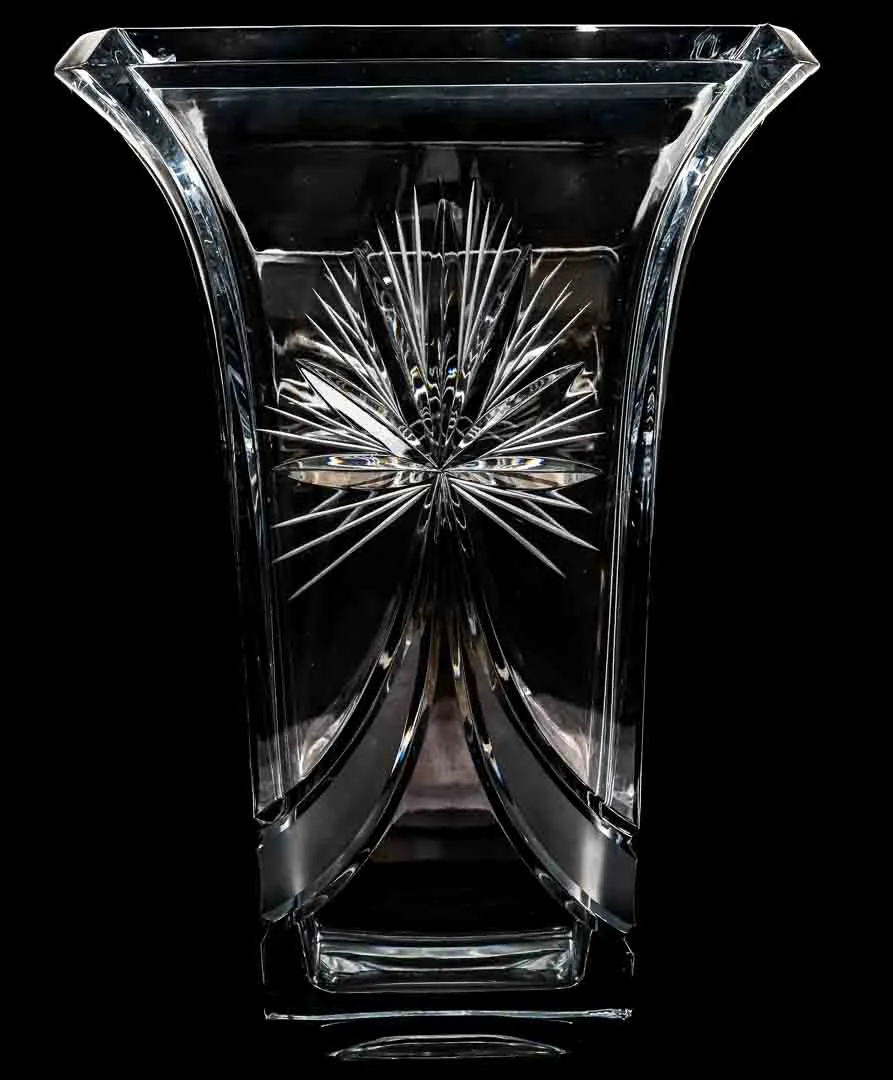 Edel Bohemia Kristallvase – elegante Fertigung aus den 1980er – Bild 4