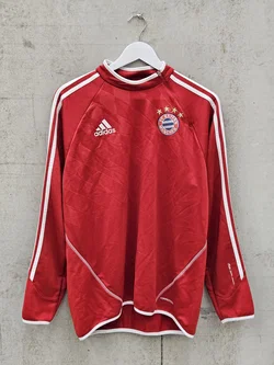 ADIDAS x FC BAYERN MÜNCHEN Herren Fussball Jacke, rot - Gr. L