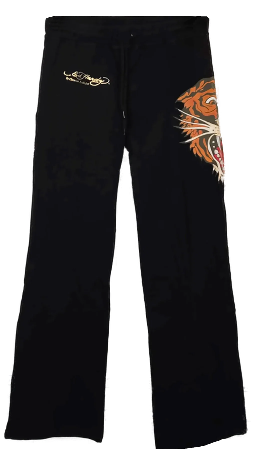 Ed Hardy Damen Jogginghose mit Logo schwarz Gr. XL - Bild 1