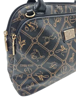 Giulia Pieralli Damen Handtasche, schwarz/gold - Bild 5