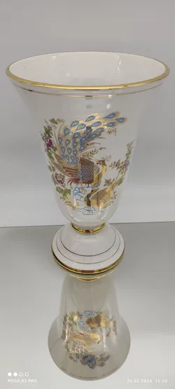 Spyropoulos Keramik Vase mit 24 Karat Gold aus Griechenland - Bild 2