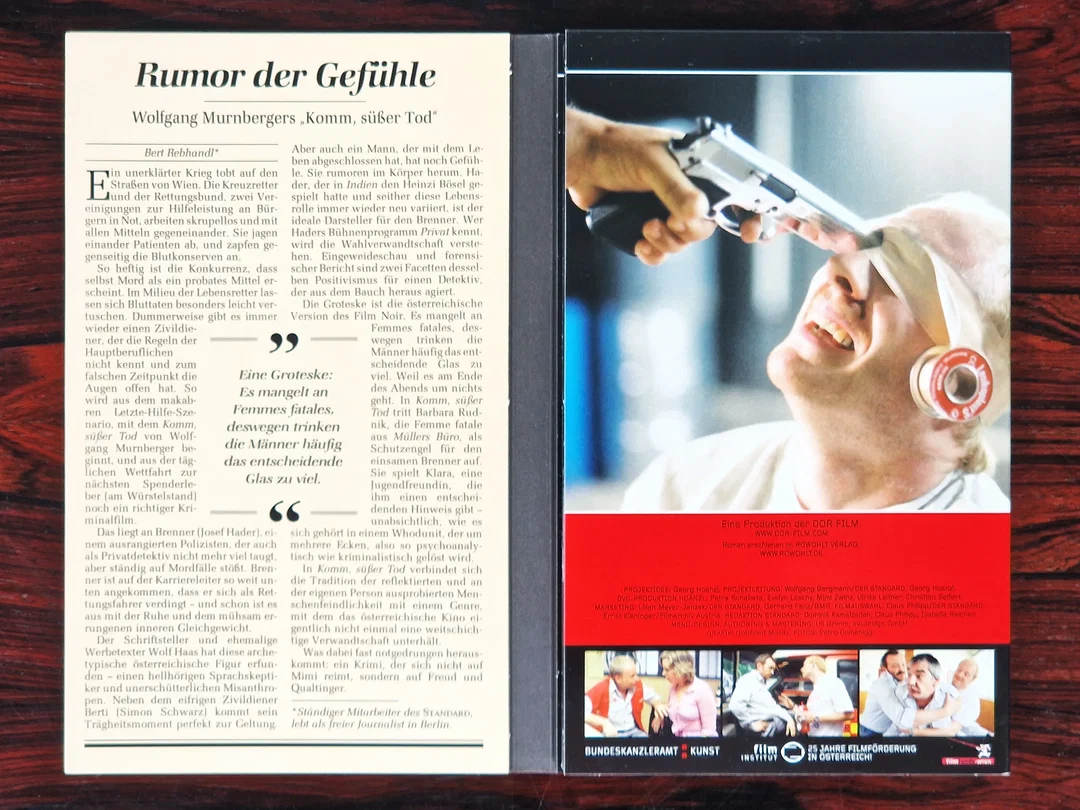 Der Standard - Edition Österreichischer Film - Nr. 25 - Komm, süßer Tod - Film - DVD - Digipak – Bild 3