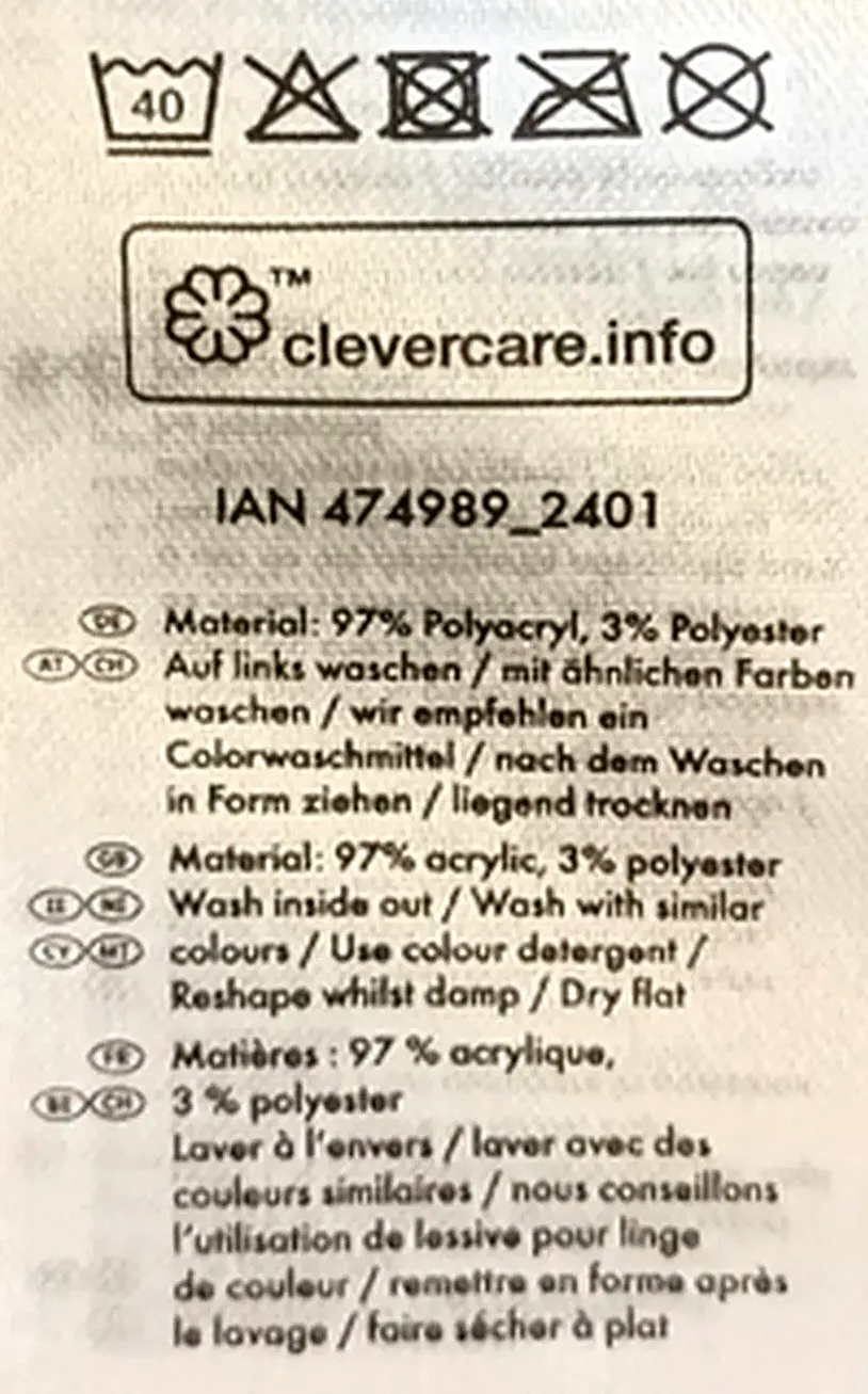 Lupilu Kinder Weihnachtspullover dunkelgrün gemustert Gr. 122/128 – Bild 4
