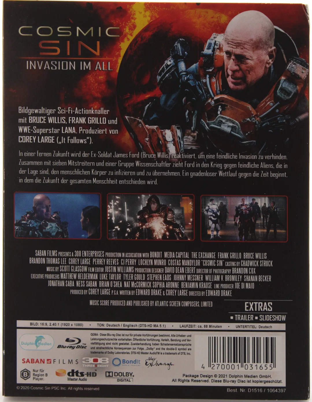 Blu ray "Cosmic Sin – Invasion im All" – Bild 2