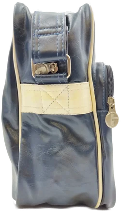 Gola Herren Retro Umhängetasche blau/weiß – Vorschau 7
