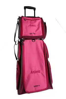 JAKO-O Kinder-Schranktrolley mit Tasche, rosa „Antonia“-Stickerei  - Bild 1
