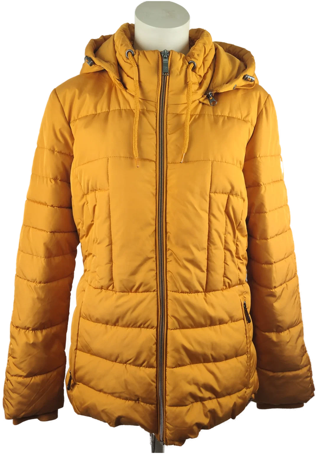 Damenjacke Größe 40 aus Polyester in Senfgelb | Winter-Chic – Bild 1