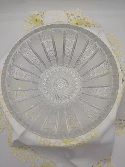 Bohemian Kristallglas-Schale „Queen’s Lace“ | Vintage-Klassiker – Vorschau 3