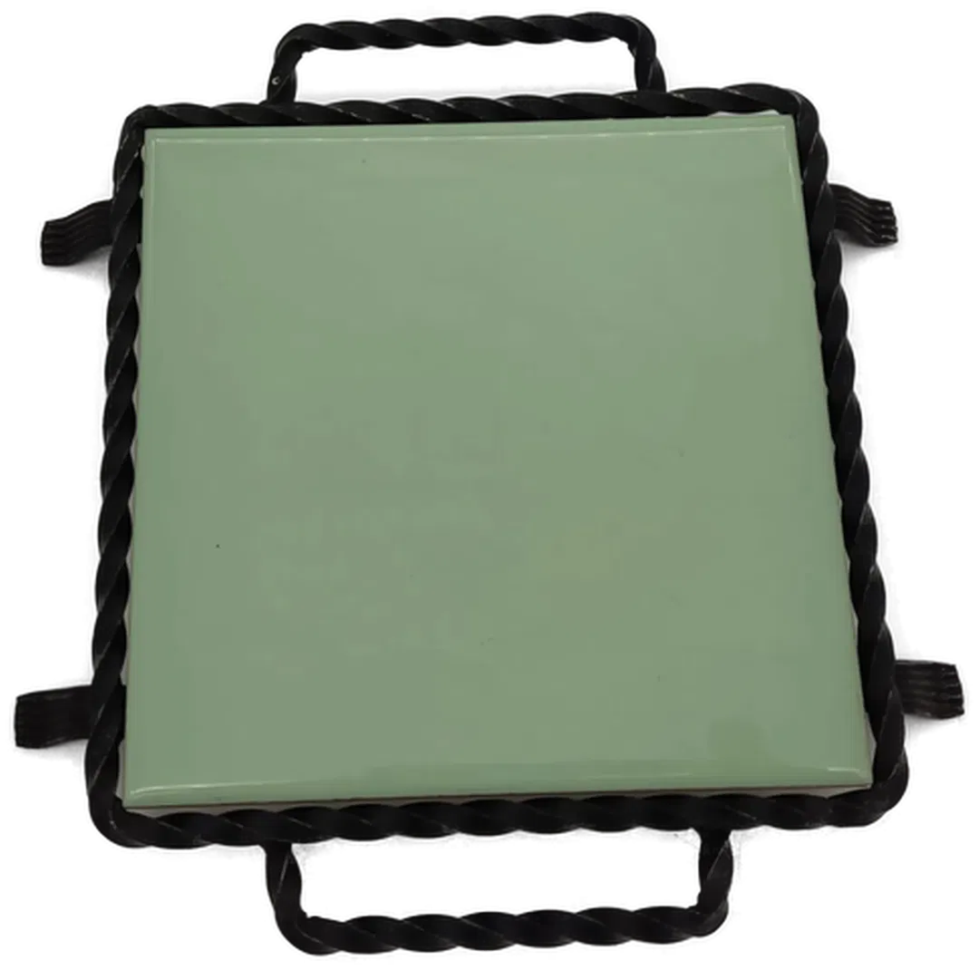 Topfuntersetzer Schmiedeeisen mit Fliese - Bild 4