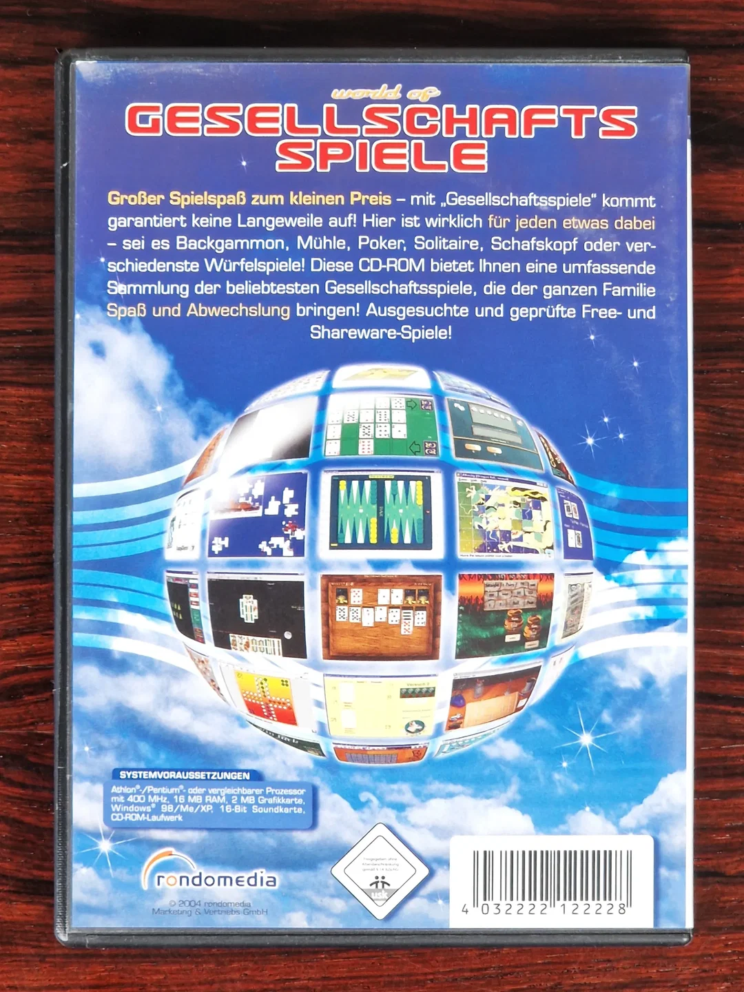 World of Gesellschaftsspiele - PC-Spiel - CD-ROM – Bild 2
