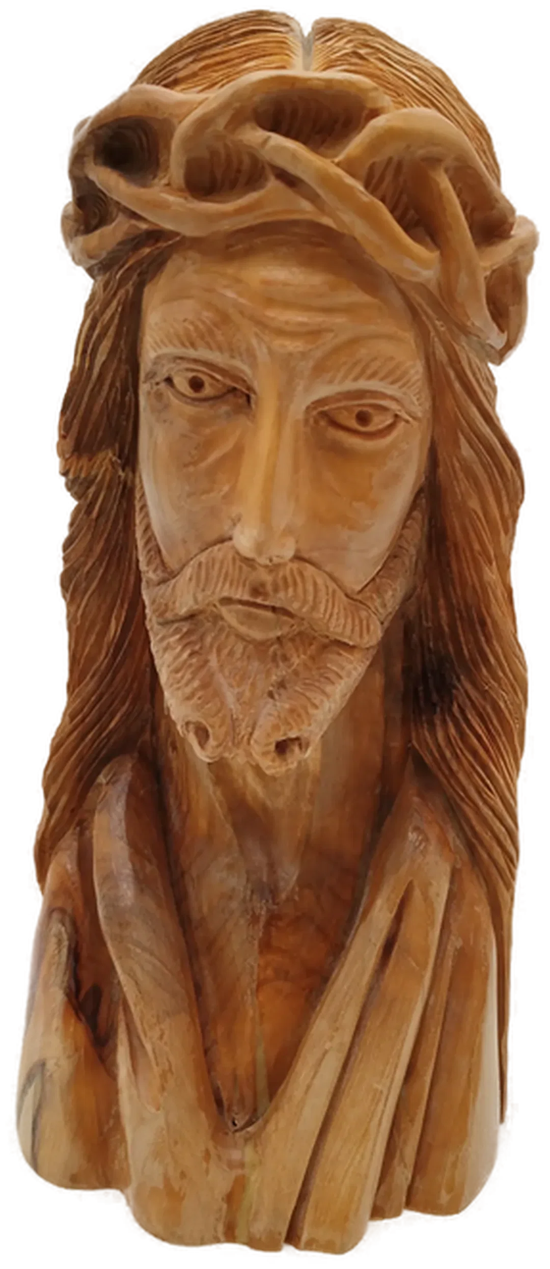 Jesus Büste aus Holz - handgeschnitzt - Bild 1