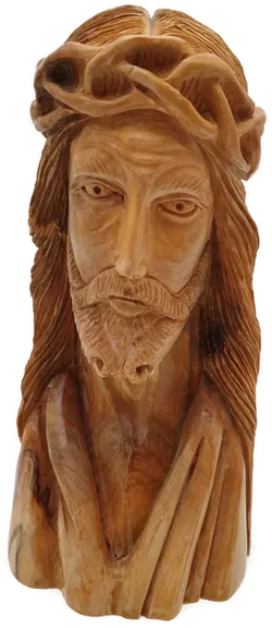 Jesus Büste aus Holz - handgeschnitzt - Bild 1