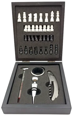 Inspirino GmbH Rajapack Schachspiel mit Weinzubehör - Bild 2