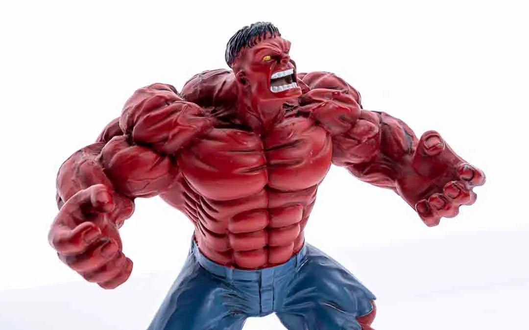 Marvel Comics RED HULK / Roter Hulk Figur – Bild 3