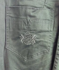 Hammerschmid Damen Trachtenjeans dunkelgrün - Gr. 40 – Vorschau 3