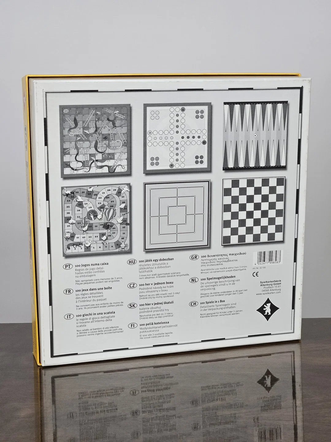 100 Spiele in 1 Box - Gesellschafsspiele - Spielkartenfabrik Altenbrug  – Bild 2