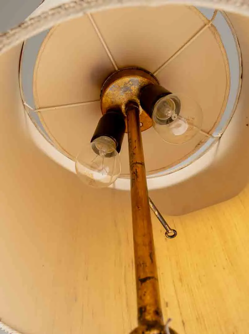 Vintage Stehlampe aus Messing 1950er Jahre – Bild 3