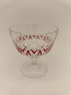 6 Dessertgläser, Champagnerschalen, Vintage, 50er - Bild 1