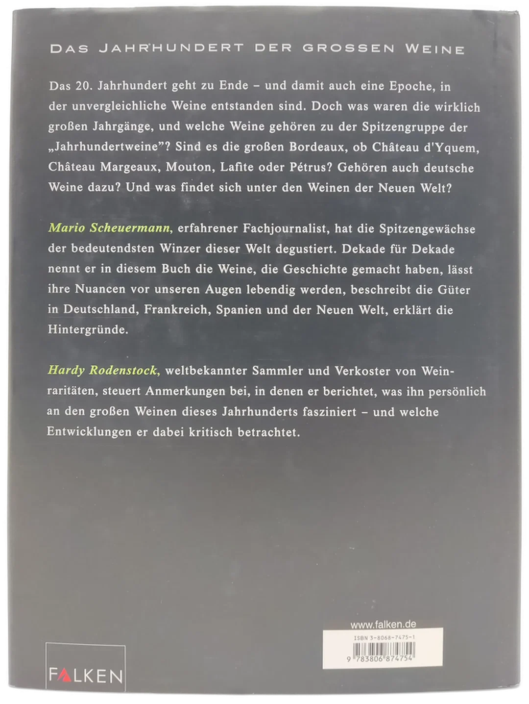 Die großen Weine des Jahrhunderts - Mario Scheuermann – Bild 2