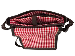 Pack Easy Umhängetasche leder, braun - Bild 5