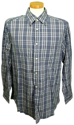 Hugo Boss Herrenhemd blau/weiß Gr. M