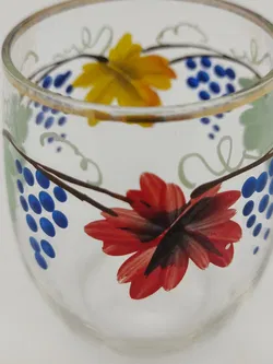 Vintage Wiener Achtelgläser, handbemalt - 5 Stück - Bild 2