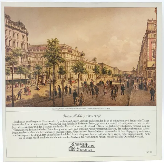Vinyl LP - Ludwig van Beethoven, Gustav Mahler – Septett Op. 20 / 4. Satz Aus Der Symphonie Nr. 5 Cis-Moll, 6. Satz Aus Der Symphonie Nr. 3 D-Moll – Bild 2