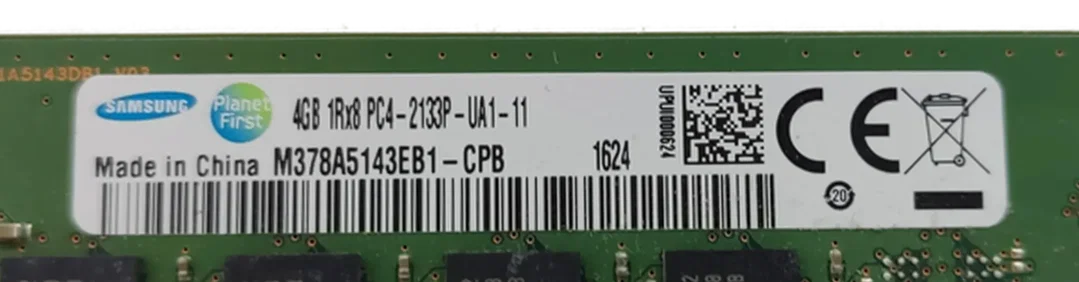 Samsung 4GB  DDR4 1Rx8 PC4-213P-UA1-11 Arbeitsspeicher / RAM  – Bild 2