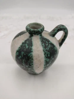 Vintage-Henkelkrug von Ruscha mit ikonischem "Zebra" Dekor, Höhe 7,5cm – Vorschau 1