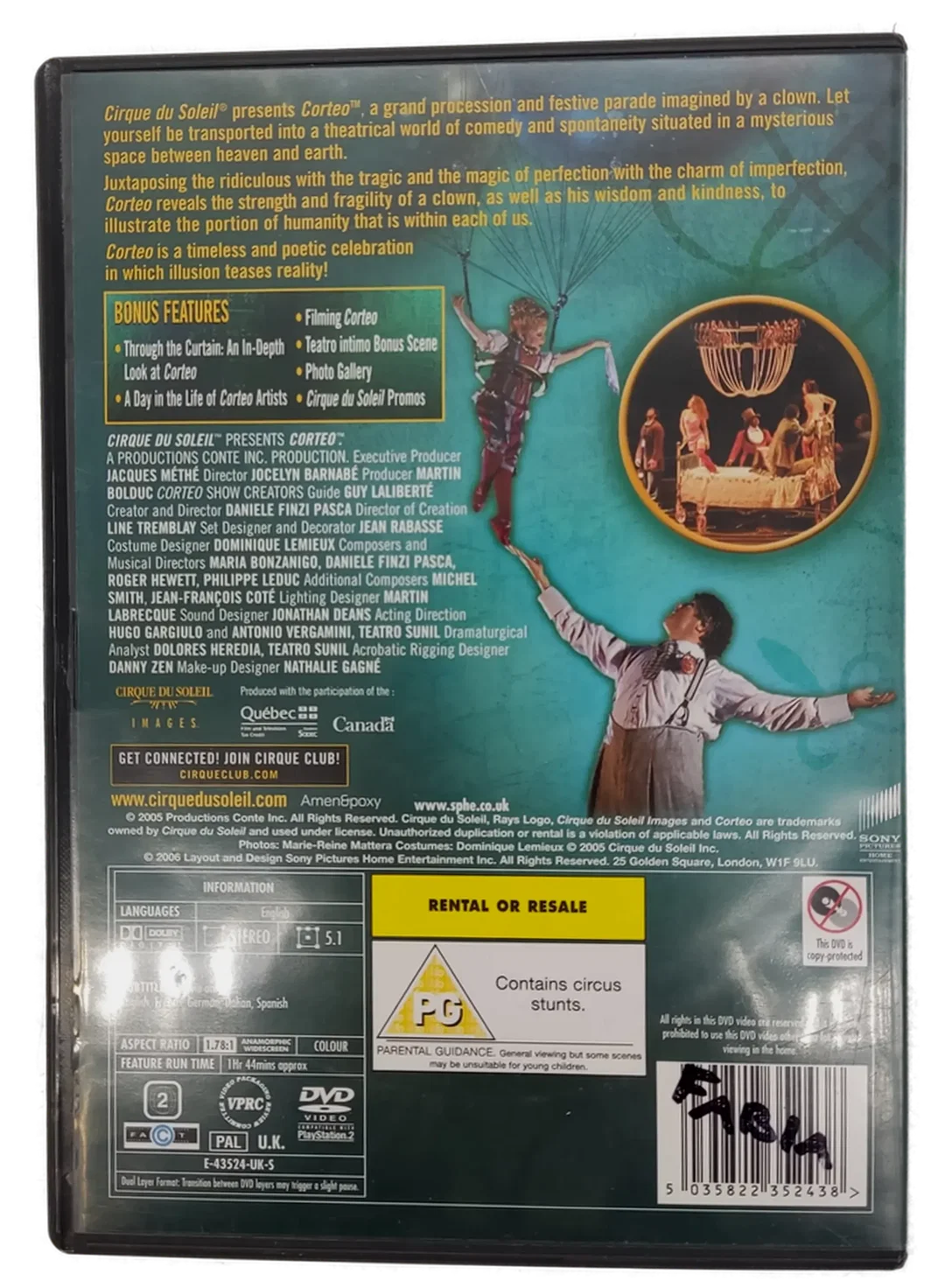 DVD "Cirque du Soleil: "Corteo"  – Bild 3