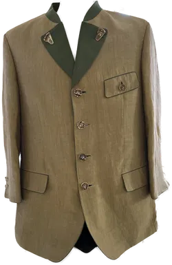 Kleidermanufaktur HABSBURG Trachtenjacke Felix Gr. 50 Leinen/Seide - Bild 1