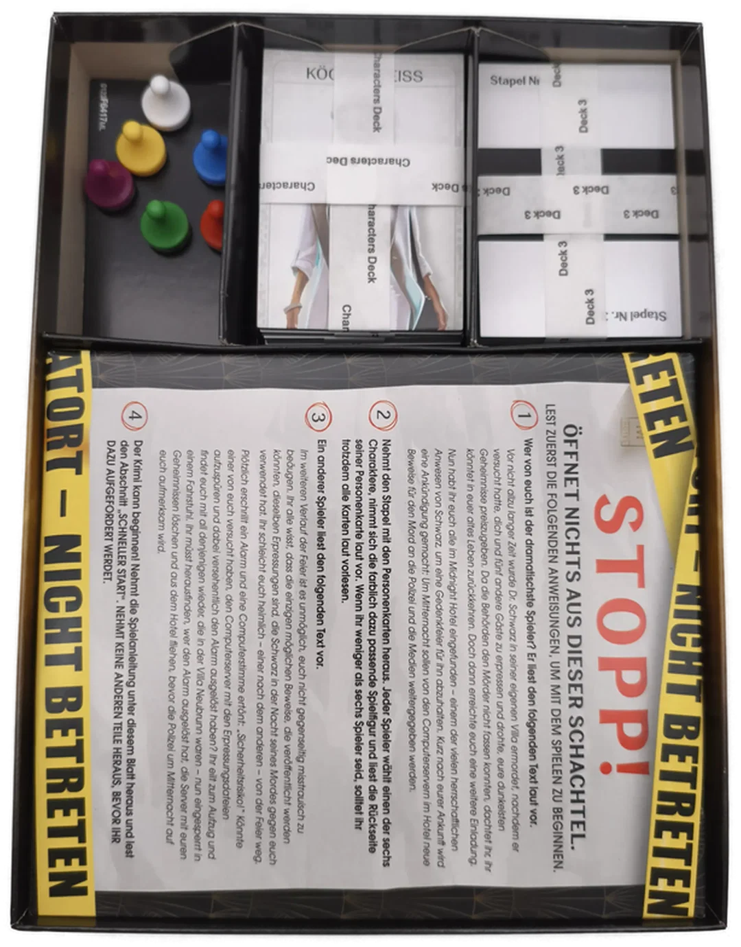 Hasbro, Cluedo Escape, Erpressung im Midnight Hotel, Krimi & Rätsel Spiel – Bild 2