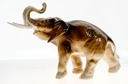 Royal Dux Bohemia Porzellan-Elefant – Exquisite Sammlerfigur - Bild 2