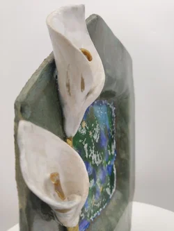 Keramik-Schale Schmelzglas-Inlay | Deko-Statement - Bild 4