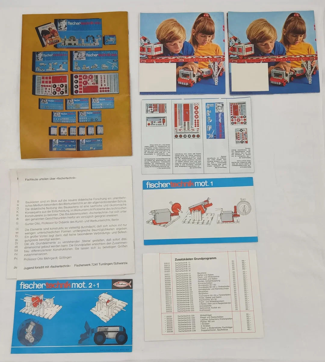 Fischer Technik - Vintage Konvolut Bauanleitungen - 32 Stück – Bild 7