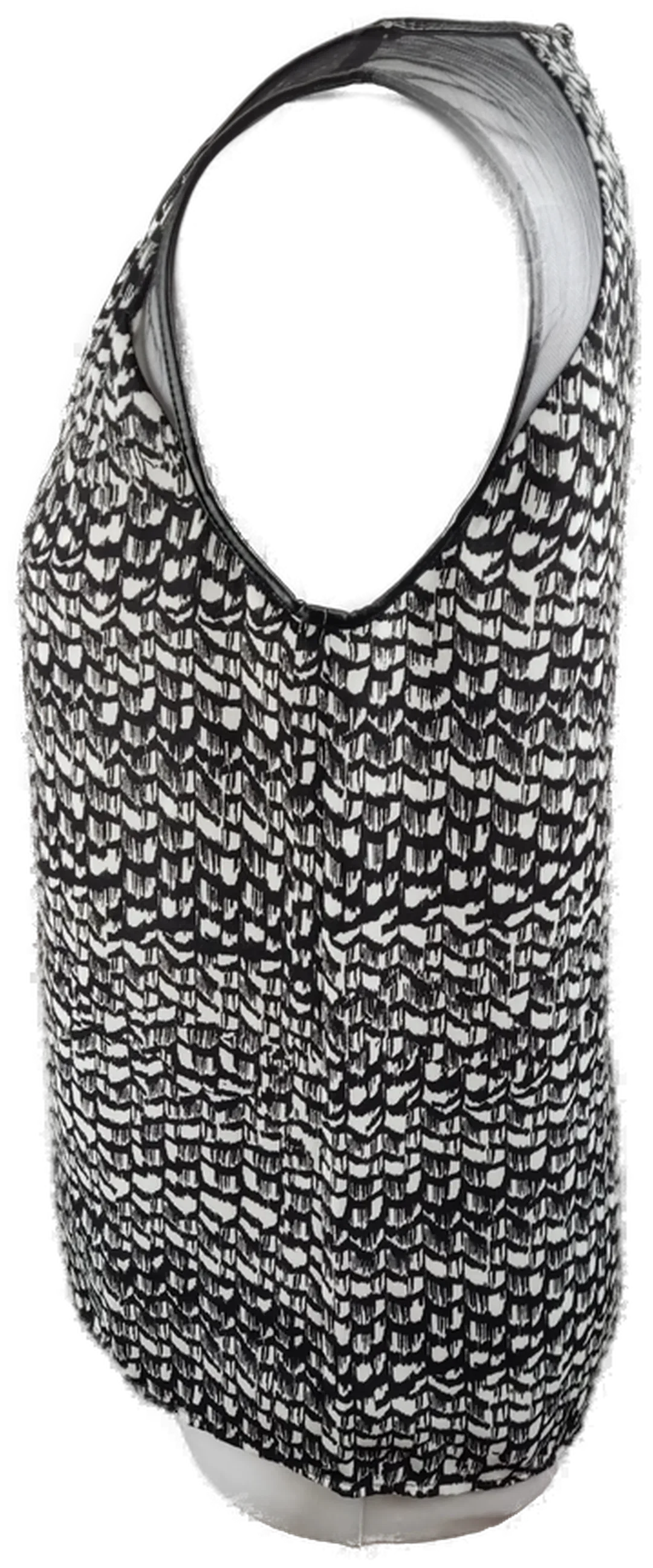 MANGO Damen-T-Shirt Schwarz-Weiß Mit Muster | Casual-Chic – Bild 2