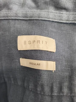 Esprit, Herrenhemd, Gr. 48, Leinen - Bild 3