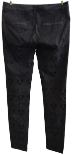 AMISU Damenhose gemustert schwarz - Gr. 32 - Bild 2