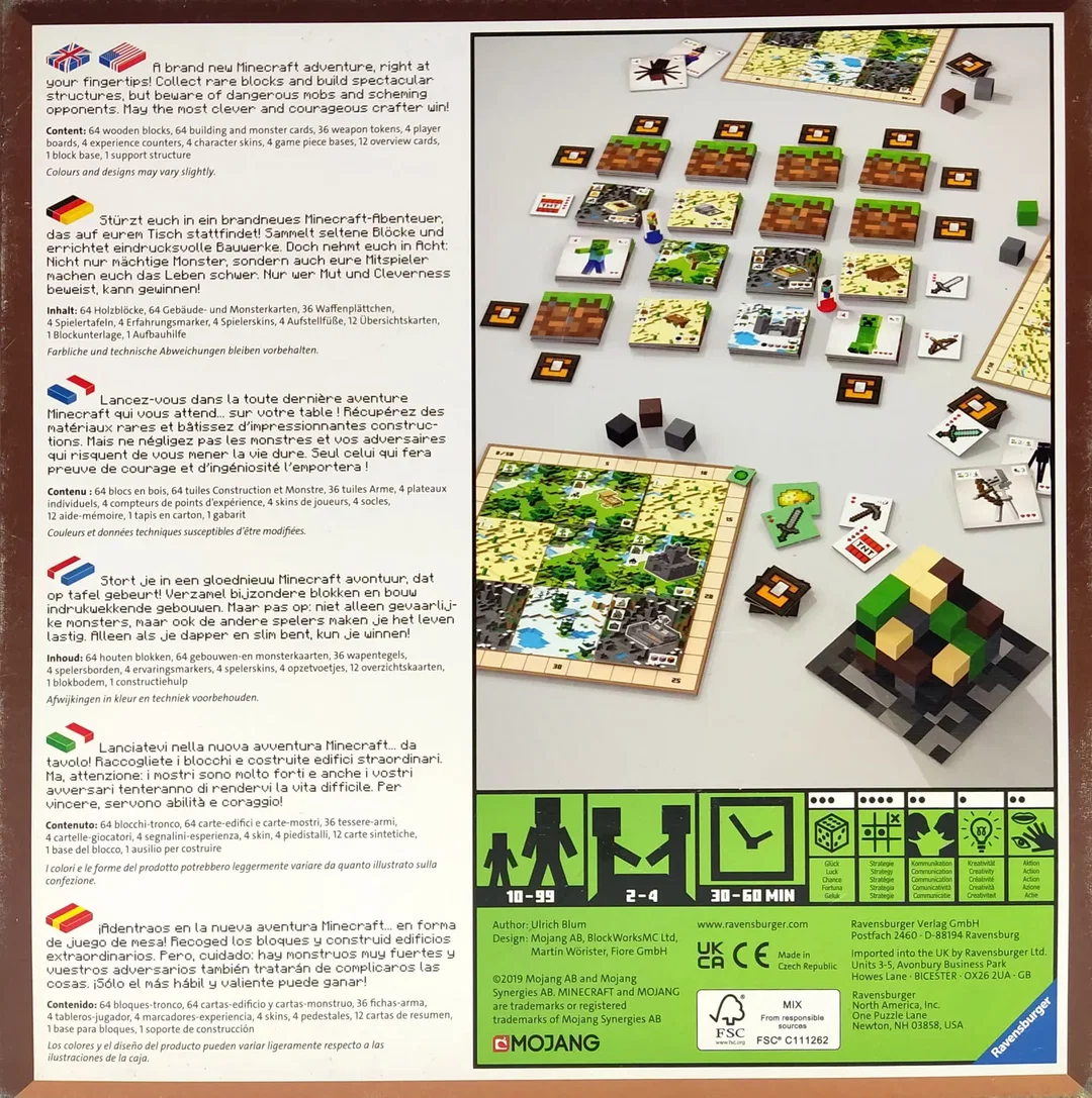 Minecraft Builders & Biomes - Gesellschaftsspiel - Ravensburger  – Bild 2