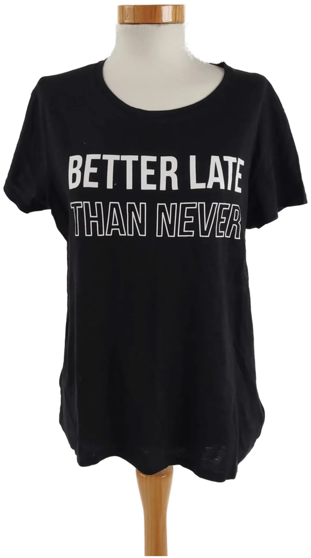 Fishbone Schwarzes Damen T-Shirt mit Aufschrift schwarz - Gr. XL - Bild 1