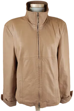 MADELEINE Damen-Lederjacke beige - XL/42 - Bild 1