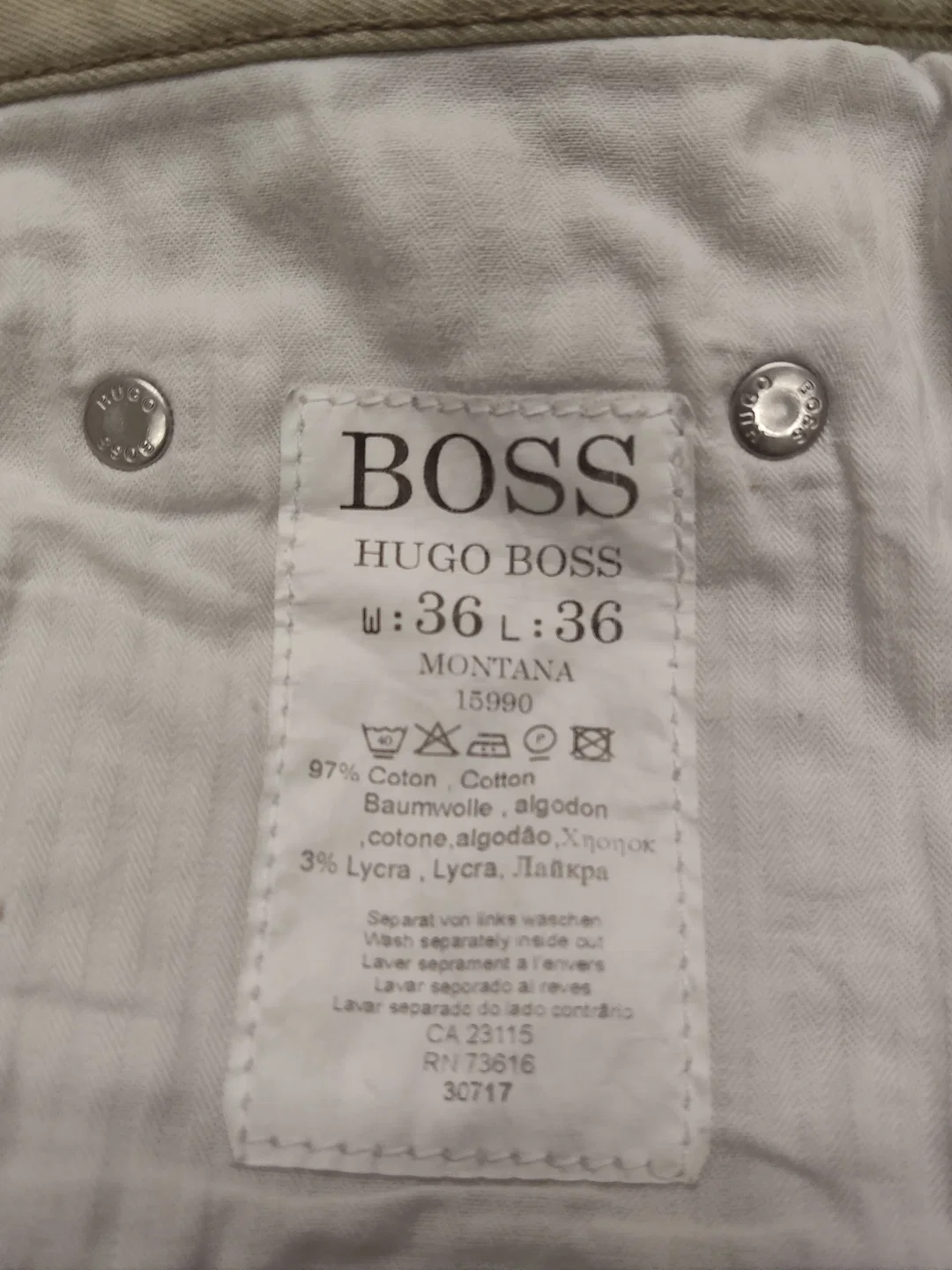 Boss Herrenhose Beige W36/L36 | Casual-Klassiker – Bild 4