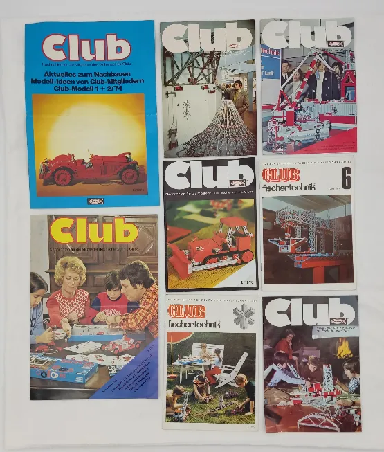 Fischer Technik - Vintage Konvolut Nachrichten Hefte - 23 Stück – Bild 2